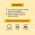 gummix gomitas energy booster para adultos frasco 90 un