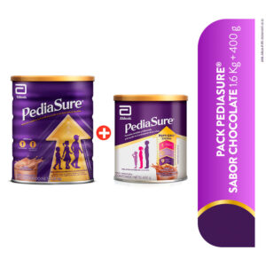 pack pediasure sabor chocolate 1.6 kg + 400 g