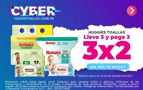 huggies toallas 3x2 m24