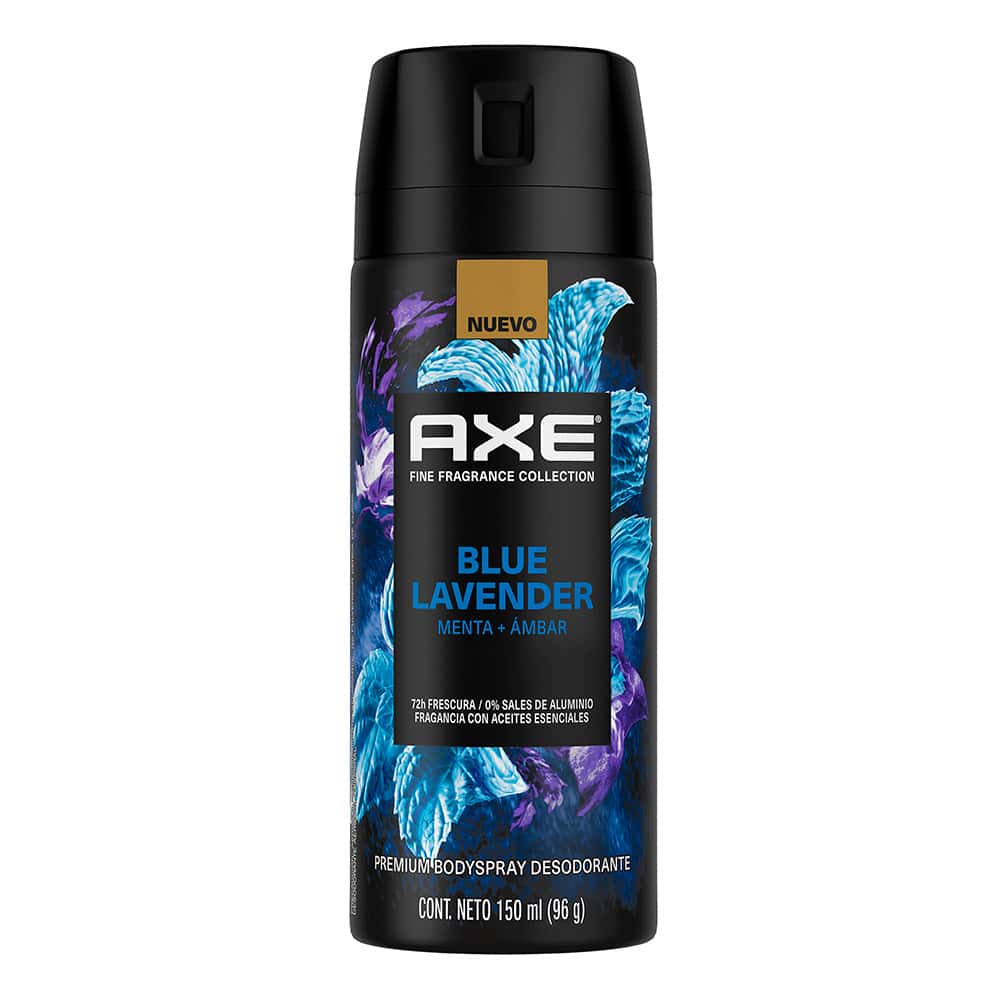 desodorate spray axe blue lavender frasco 150 ml