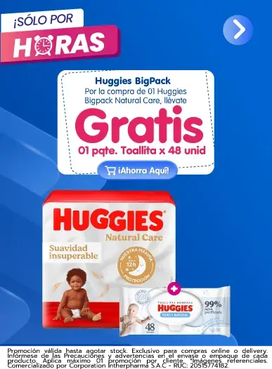 huggies nat care con toallita