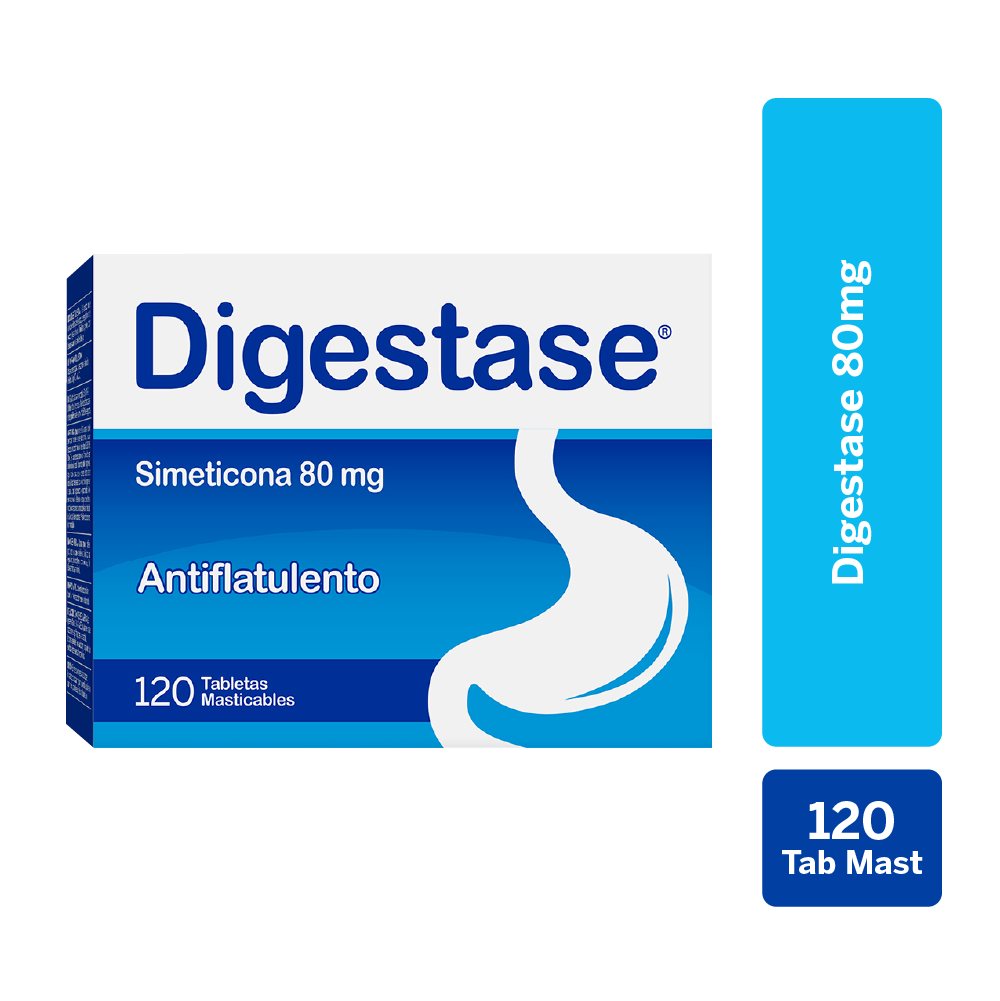 digestase 80mg tableta masticable