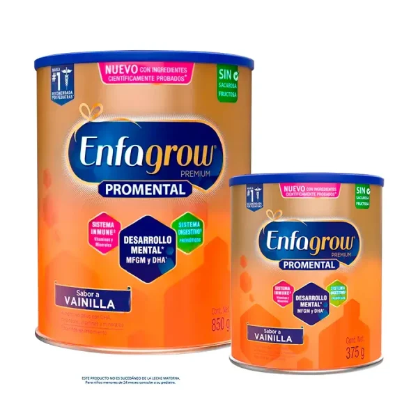 pack enfagrow premium sabor vainilla dha lata 850 g + 375 g