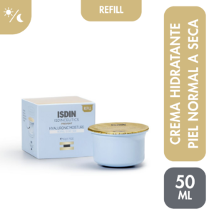 isdinceutics refill hyaluronic moisture normal to dry skin pote 50 g
