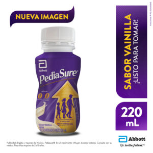 pediasure líquido sabor vainilla frasco 220 ml