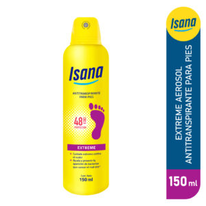 antitranspirante para pies isana extreme frasco 150 ml