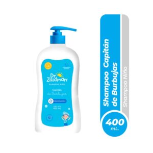 shampoo dr zaidman niño capitán de burbujas frasco 400 ml