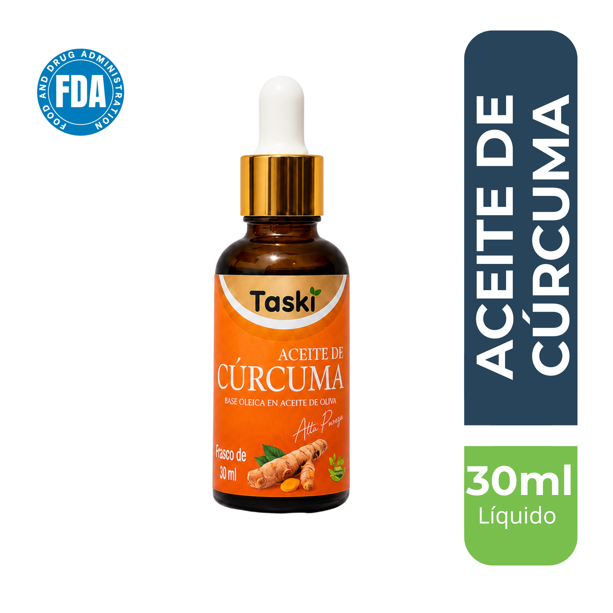 aceite de cúrcuma frasco 30 ml