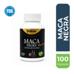 maca negra 500 mg cápsulas frasco 100 un