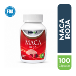 maca roja 500 mg cápsulas frasco 100 un