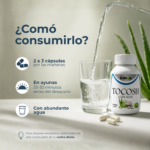 tocosh500 mg cápsulas frasco 100 un