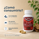 uña de gato 500 mg cápsulas frasco 100 un
