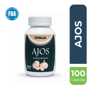 ajos 500 mg cápsulas frasco 100 un