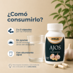 ajos 500 mg cápsulas frasco 100 un