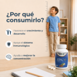 zinc 40 500 mg cápsulas frasco 100 un