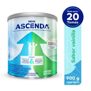 ascenda nestle sabor vainilla lata 900 g