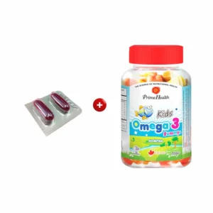 pack bioviton: gomitas kids omega 3 prime health frasco 60 un + bioviton frasco 30 cápsulas blandas